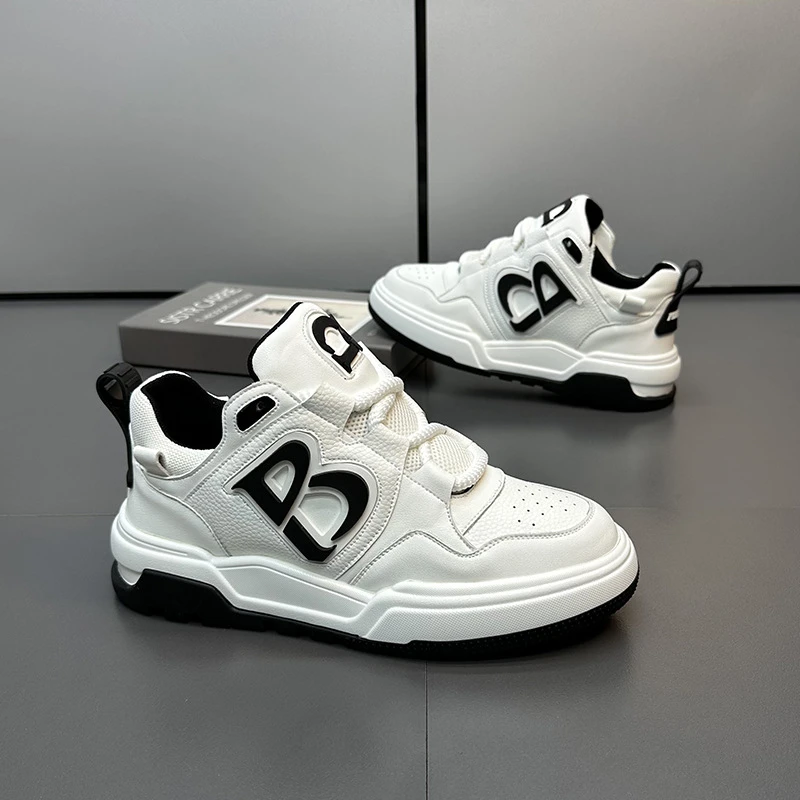 2023秋季新款小白鞋男休闲百搭软底潮鞋男士韩版低帮防滑舒适男鞋