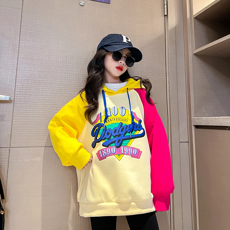 儿童卫衣2024新款女童秋装网红炸街洋气时髦上衣春秋季多巴胺衣服