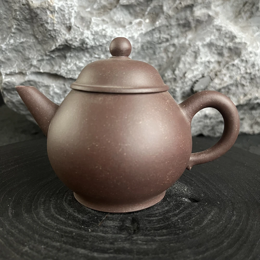 黄龙山原矿紫泥将军壶300毫升