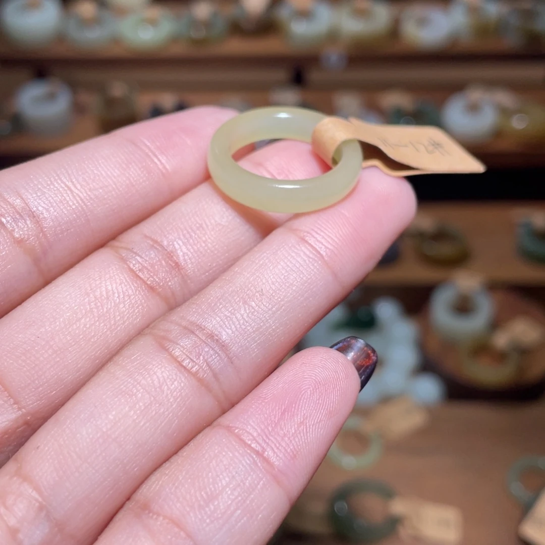 和田玉戒指未镶嵌16.3