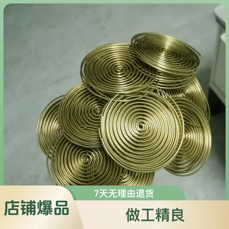 黄铜响簧竹蛉胆簧半成品蝈蝈葫芦有机罐用葫芦罐用1.0 1.2毫米