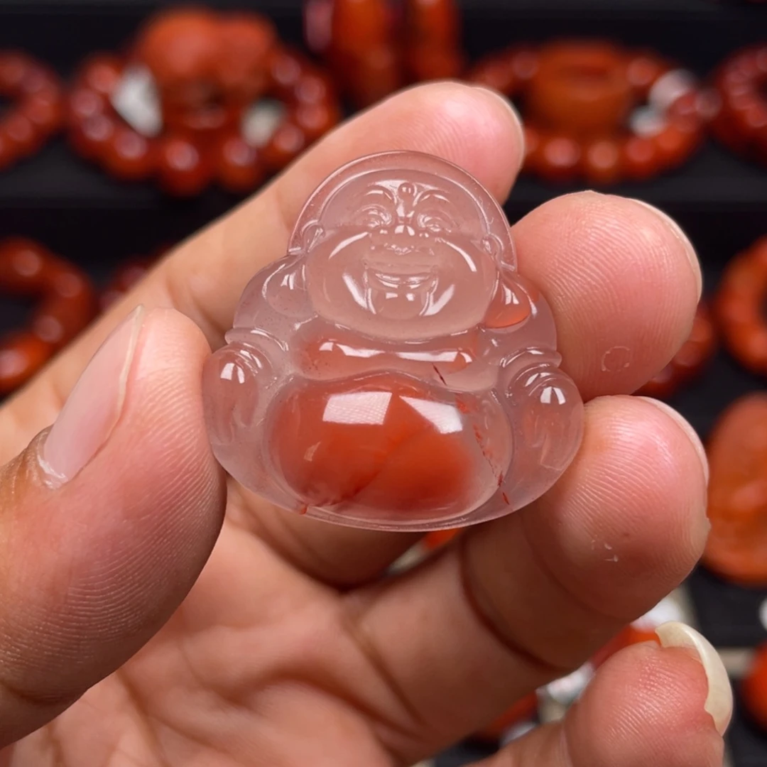 南红玛瑙珠宝奇石未镶嵌吊坠