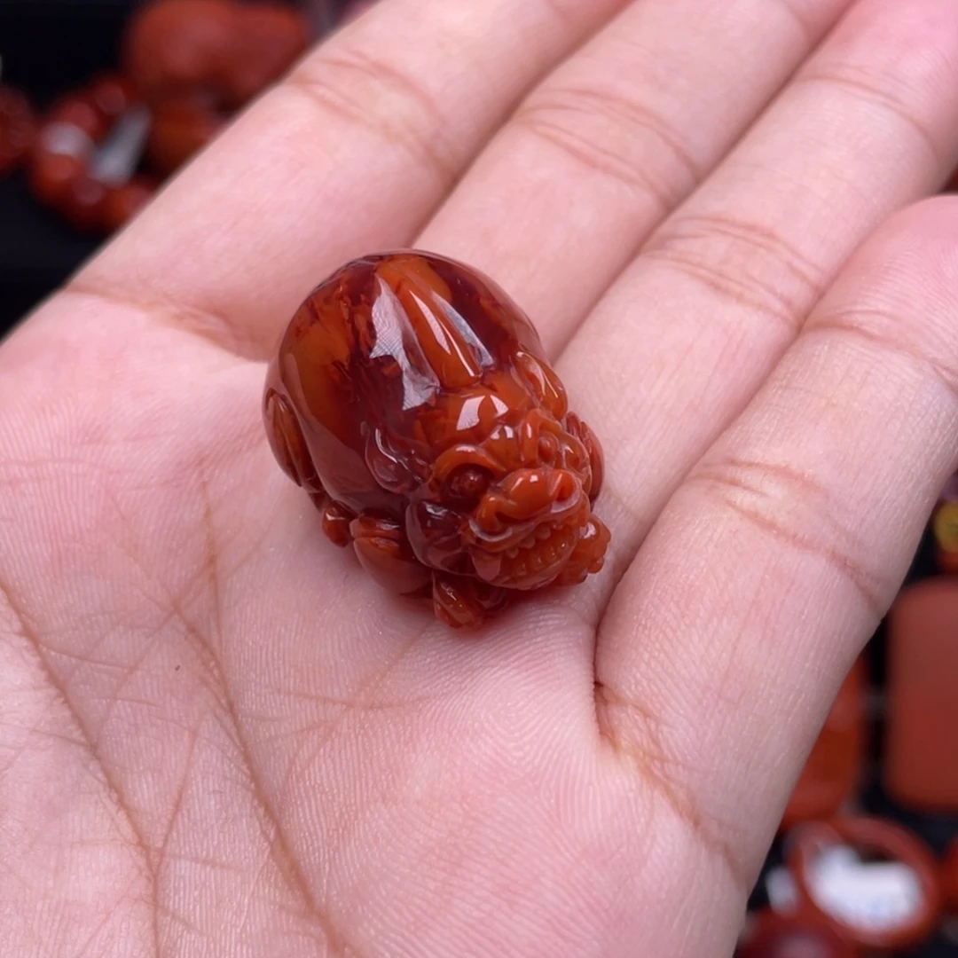 南红玛瑙珠宝奇石未镶嵌吊坠