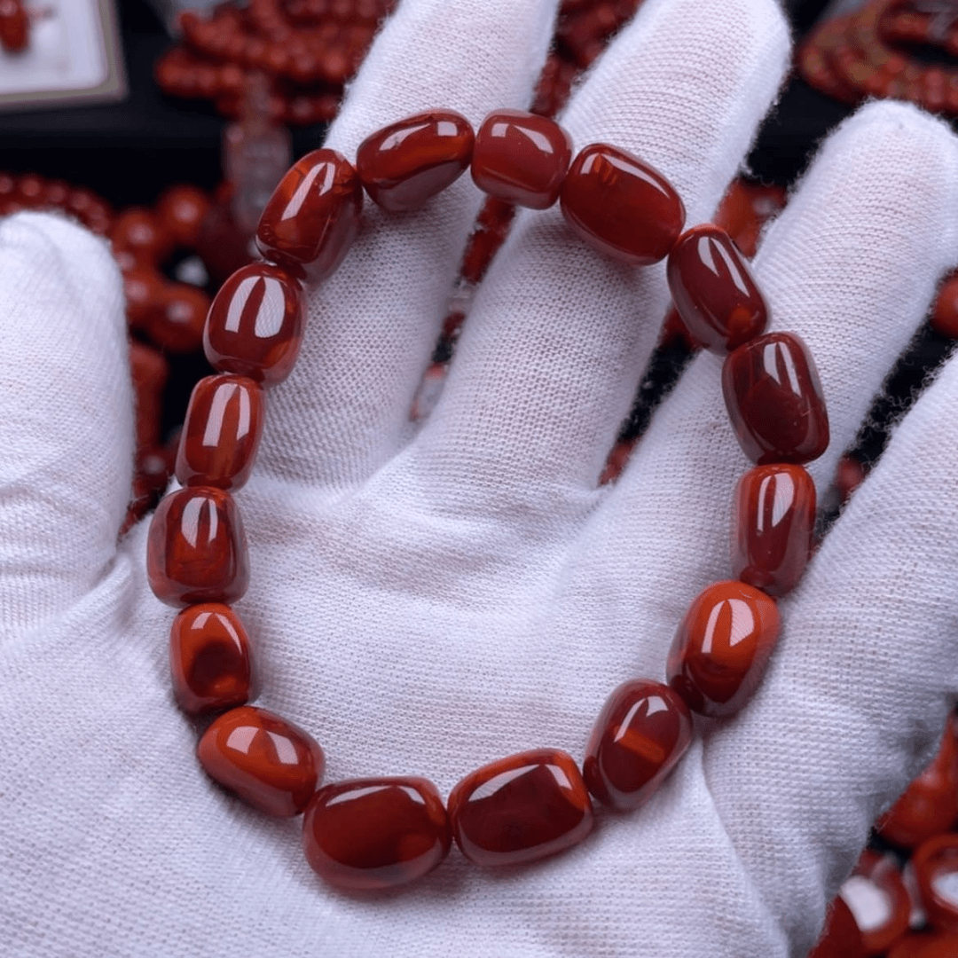 【闪购商品】南红玛瑙珠宝奇石未镶嵌单圈