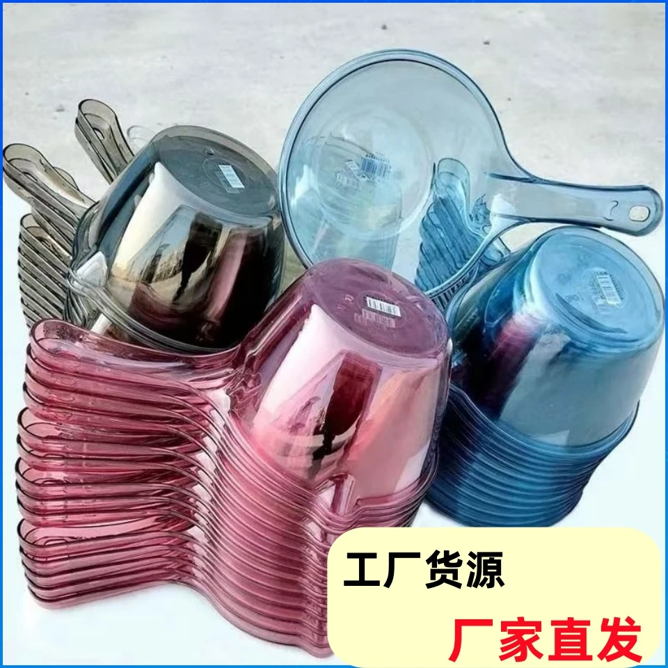 透明水勺厨房舀水瓢家用长柄加厚大号摔不烂高档水舀子舀水勺