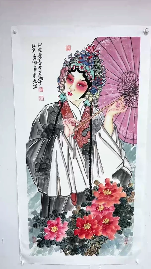 【闪购商品】绘画柳晓叶绘画-8平尺戏曲人物
