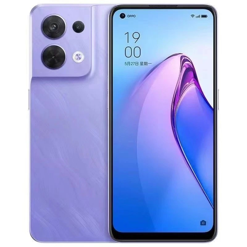 9新 OPPO Reno8 5G双卡120hz高刷屏幕指纹天玑1300智能美颜二手机