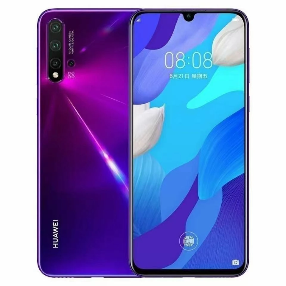 9新 Huawei/华为 Nova5 屏幕指纹麒麟810游戏4G电竞NFC原装二手机