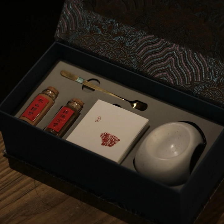 沉香老山檀瑞炉暖香套装