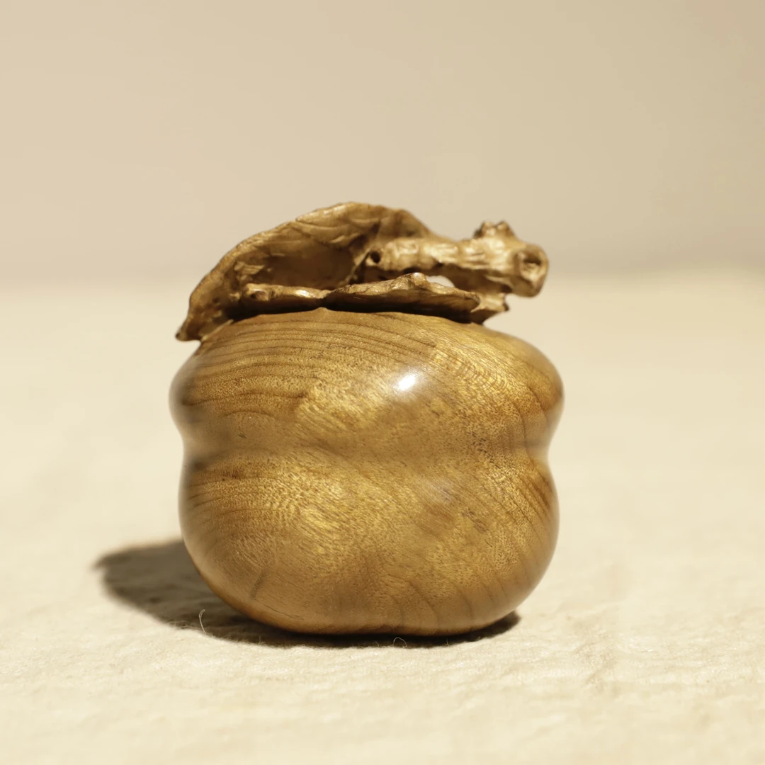 金丝楠阴沉木雕刻柿树把玩手工多样性发其一