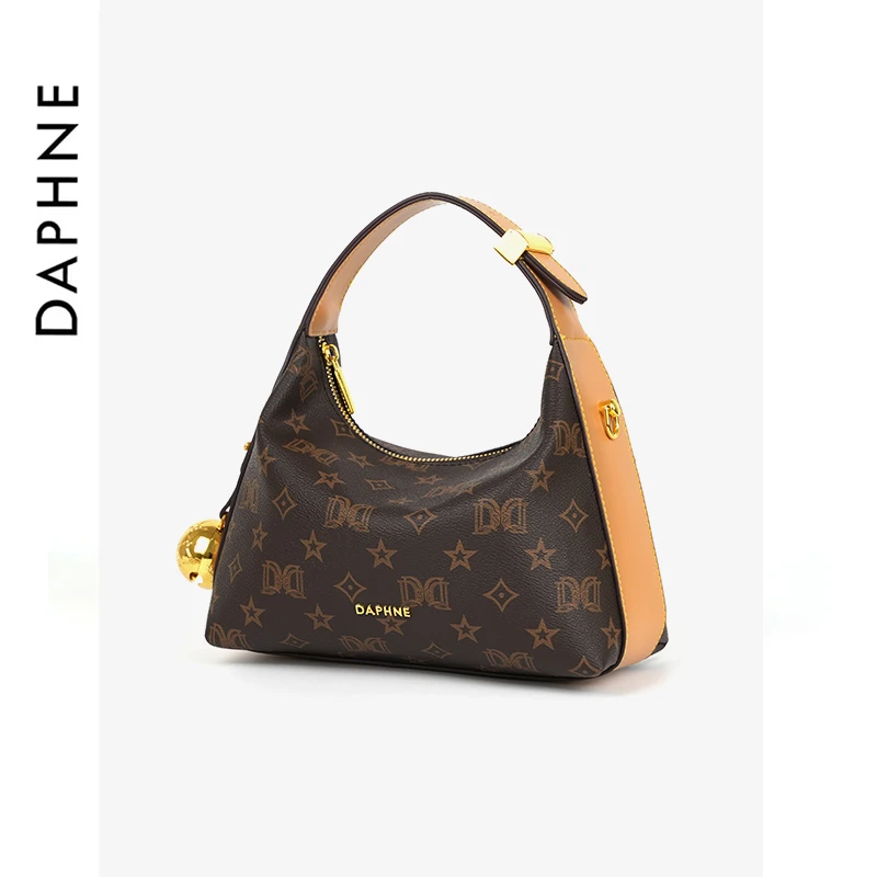 达芙妮Daphne印花斜挎包手提包6124183173/10252