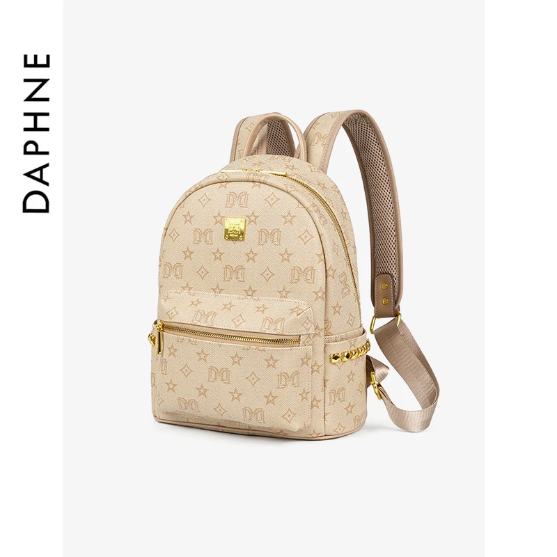 达芙妮Daphne时尚10253轻奢百搭女士休闲双肩包女