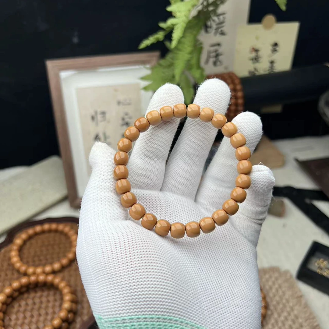 【不染出品】猴头核桃手串小尺寸亮面直切精品全品毕业款猴头手串