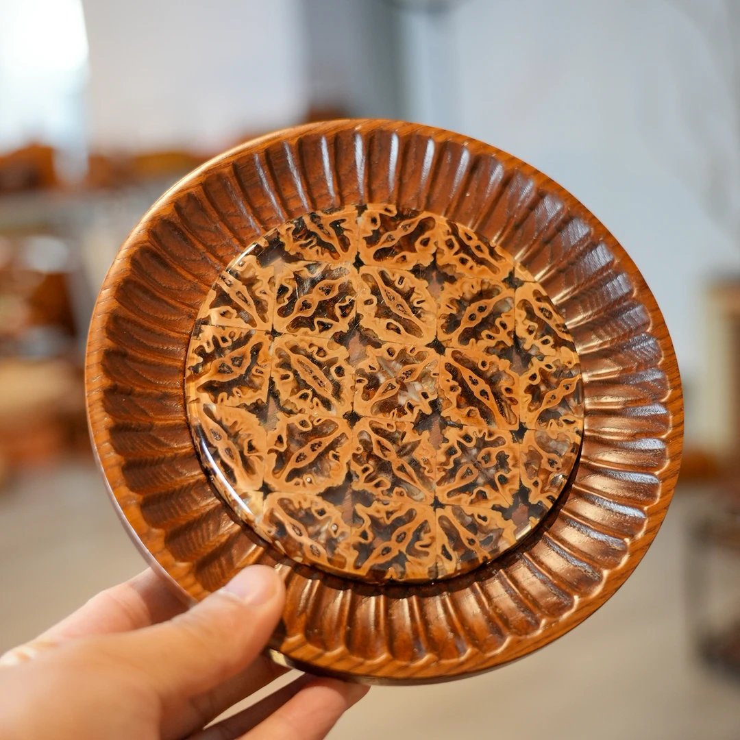 小号核桃花瓣圆茶承壶承杯垫壶承干泡湿泡壶承茶道隔热壶托壶垫