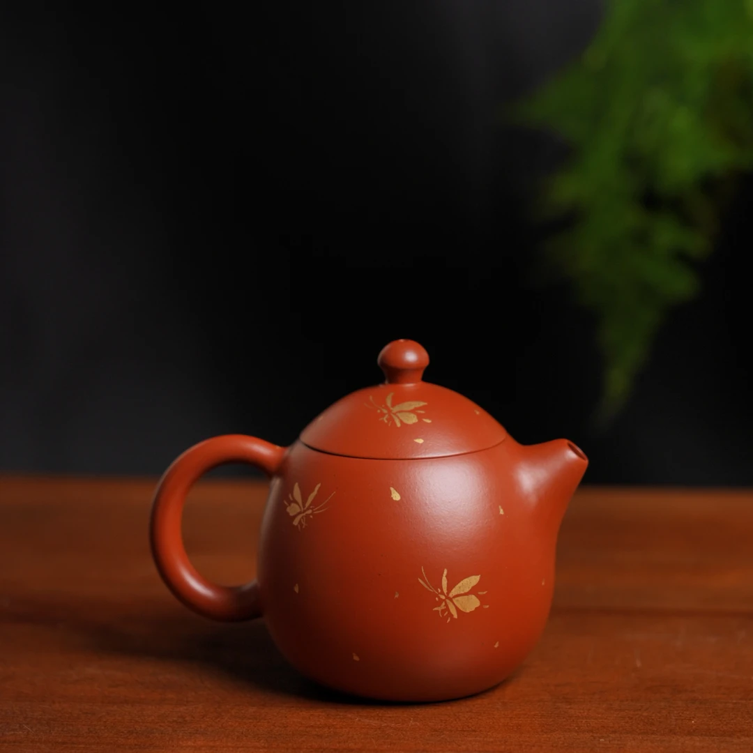 凤鸣壶原矿紫砂精美大红袍泡茶器功夫茶具家用高端茶壶纯手工手制