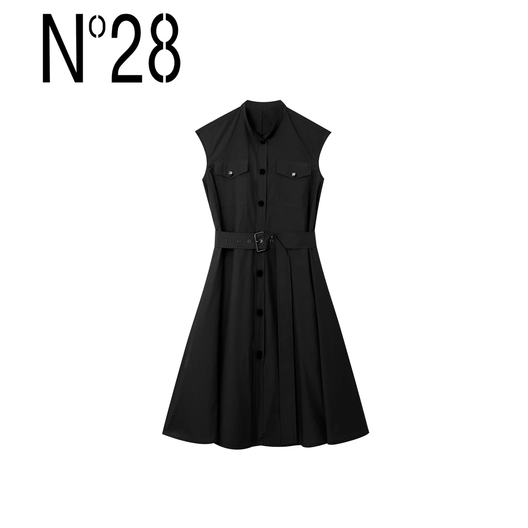 '短款风衣裙‘’N°28 2024夏季新款设计师连衣裙8A21L513