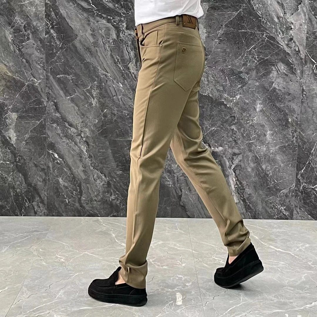 张先生欧货•038秋款男士净版简约简单轻商务百搭修身休闲裤SDP