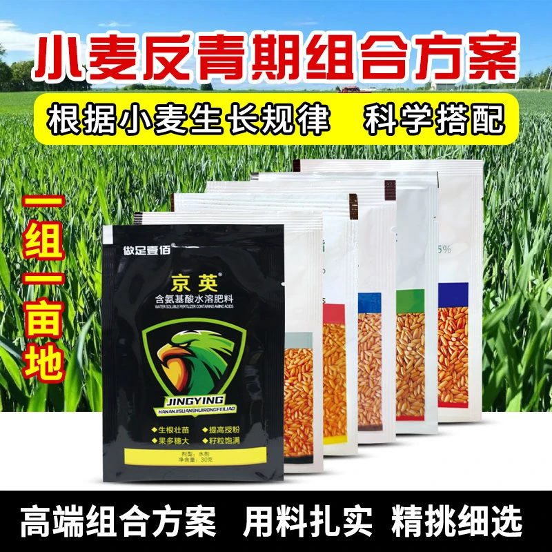 小麦含氨基酸防虫防白穗土传病组合水溶肥叶面肥组合管理方案