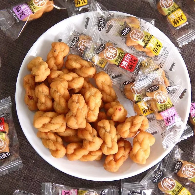 【3.9约100包】香酥酥脆独立包装小麻花休闲解馋办公室小零食