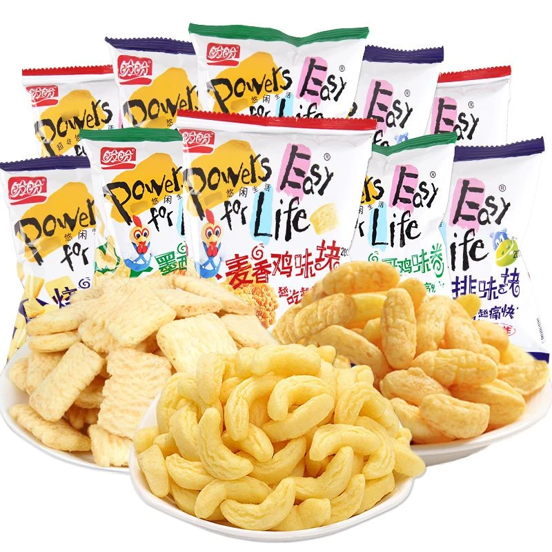 盼盼麦香鸡味块大礼包膨化好吃的休闲办公室零食小吃香脆