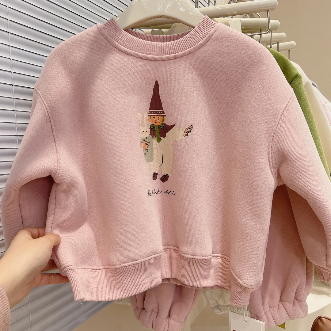 花哟粉色小人两件套装【糕糕】