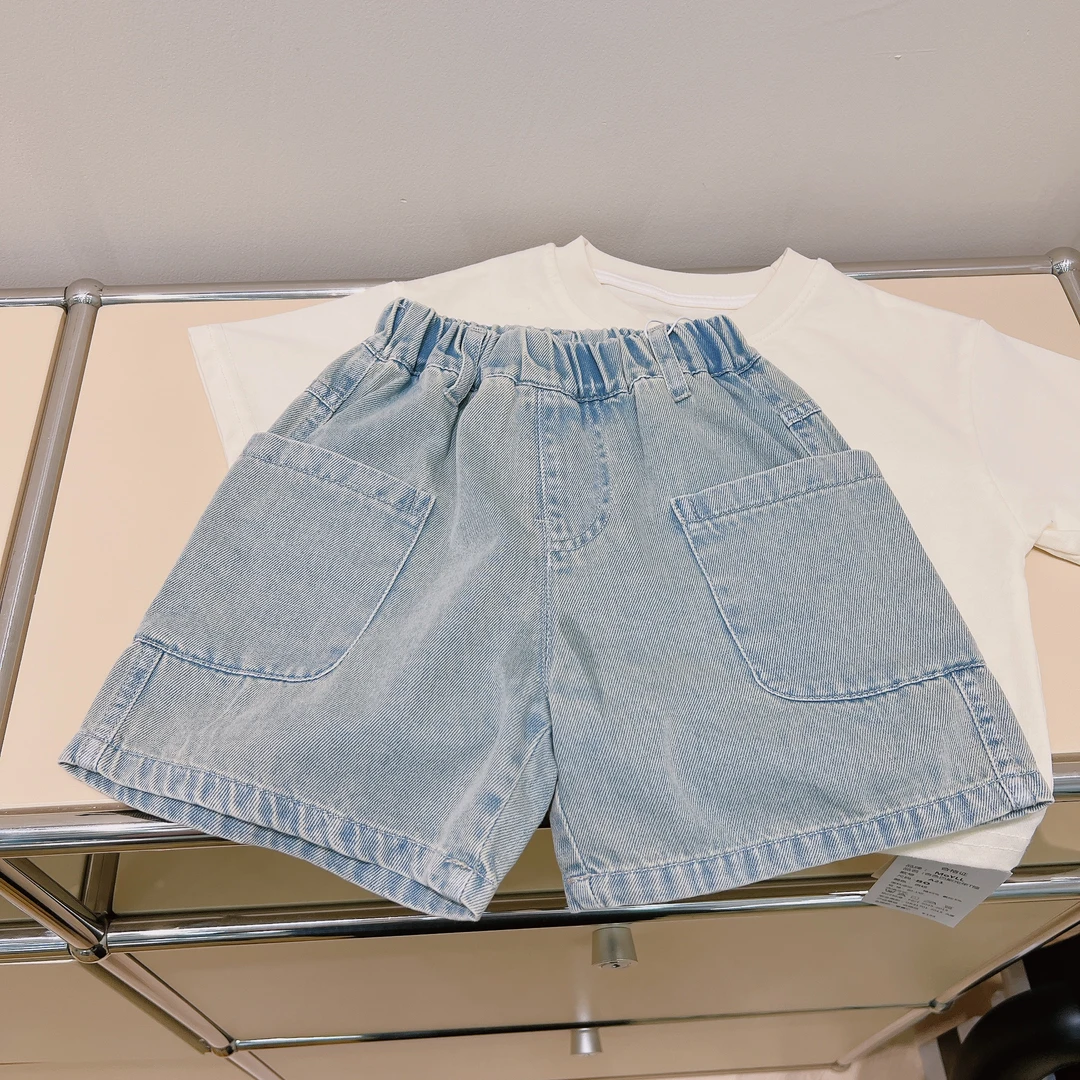 MYLL韩版工装牛仔短裤-B01