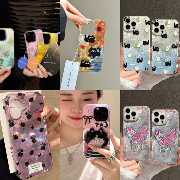 【oppo手机壳拍一拆二】适用于oppo系列大孔冰川纹手机壳