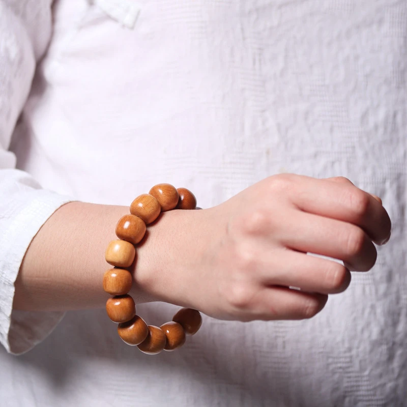 【新店补贴】2025黄金檀带牌高油高密品质文玩手串卡20----DR