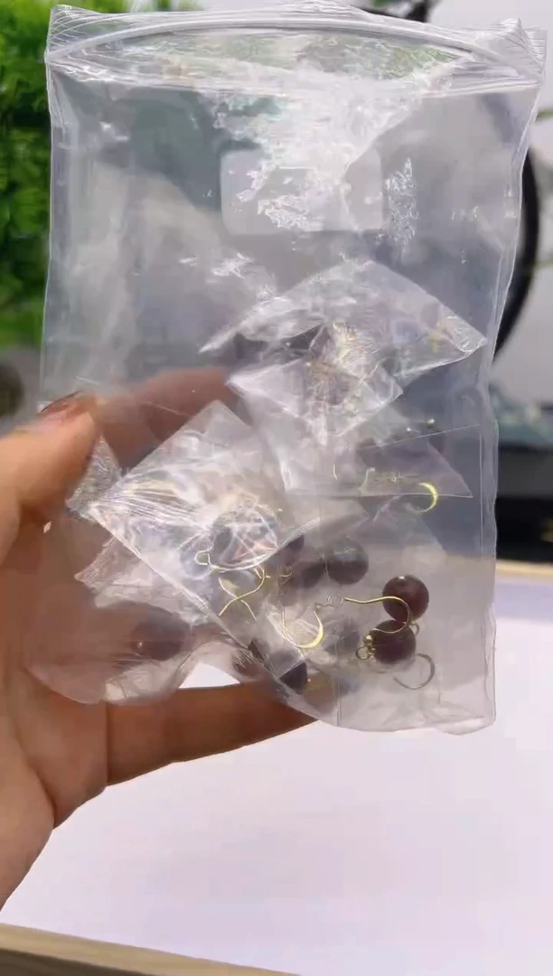 【闪购商品】血珀耳饰14K金镶嵌E02