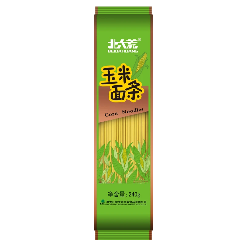 【北大荒】玉米面条 240g无添加0脂东北苞米粗粮饱腹感抗饿泡发挂面