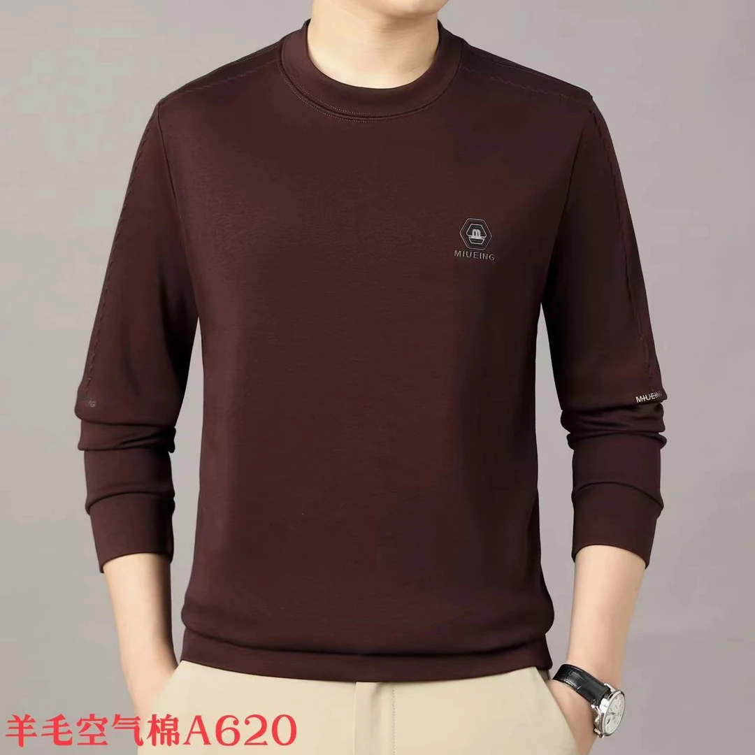 ZHALIPKAR男士2025新款时尚休闲加绒加厚冬季圆领套头卫衣A620#