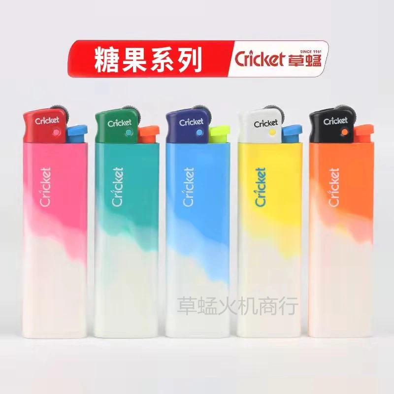 Cricket草蜢打火机原装进口火石滑轮创意一次性砂轮打火机简约
