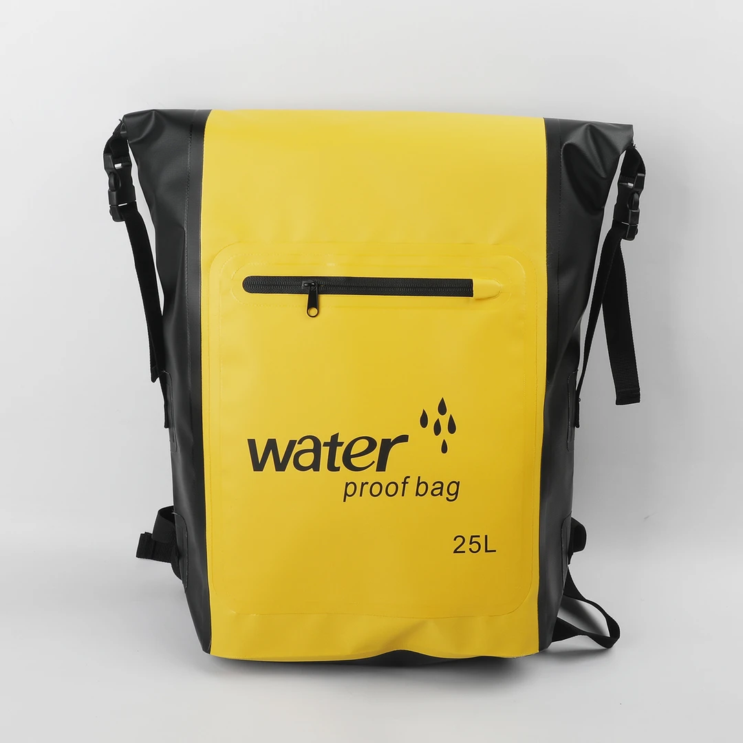 25L PVC户外防水双肩背包沙滩野营溯溪游泳漂流防水包
