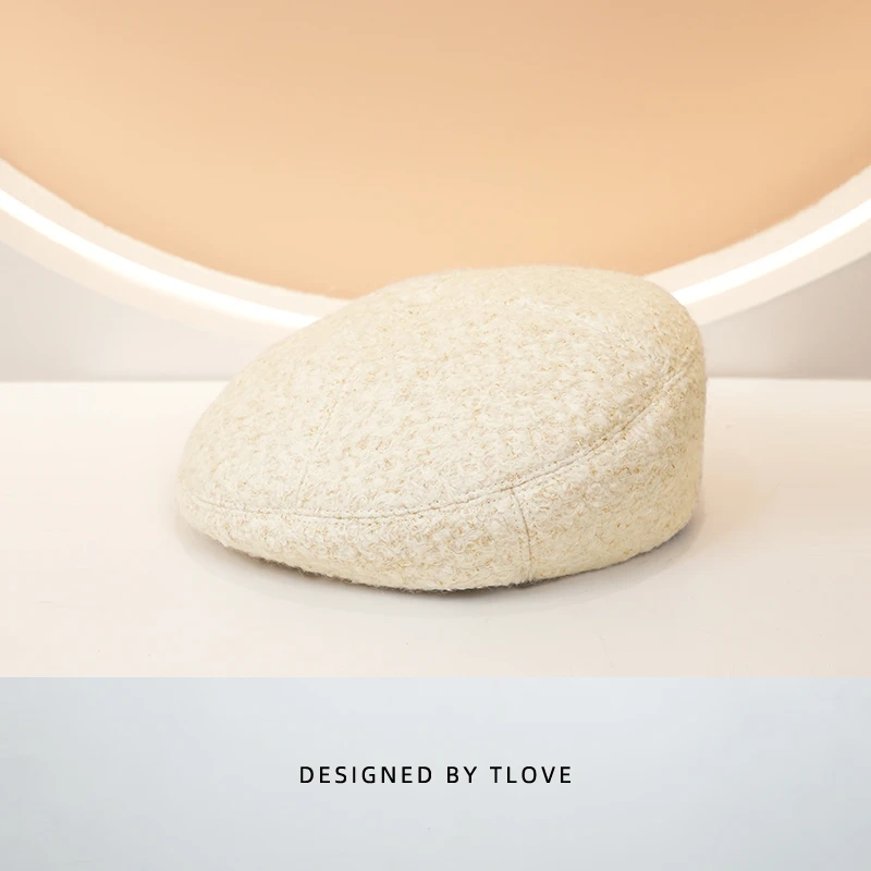 9650+TLOVE 新款时尚百搭羊毛贝雷帽
