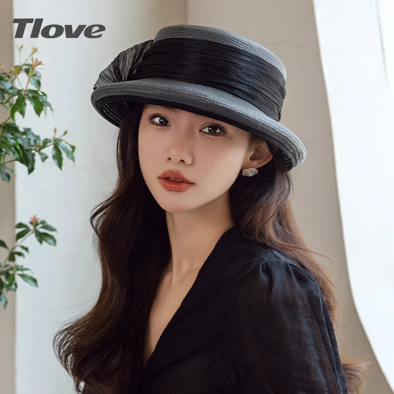 4718新款时尚潮流出游逛街魅力优雅气质赫本帽