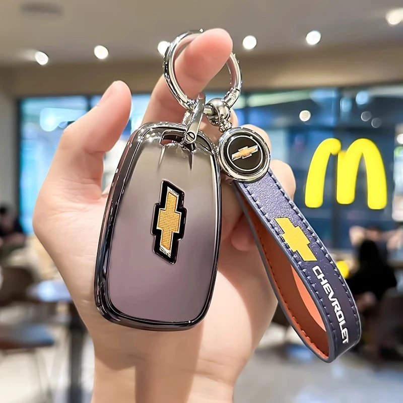 22款雪佛兰探界者钥匙套23款专用迈锐宝xl开拓者高档包扣保护套女