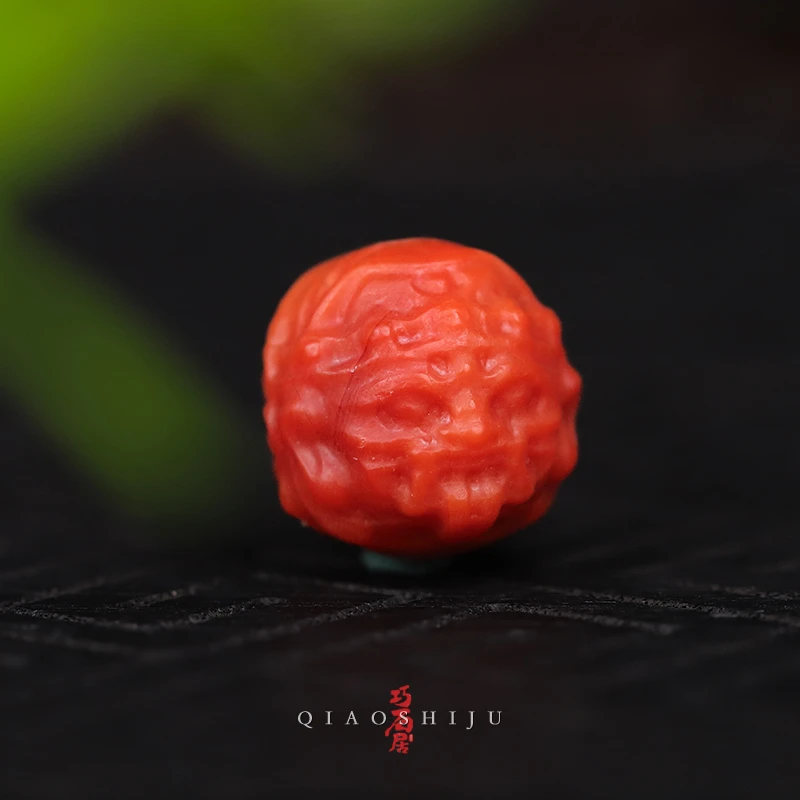 巧石居南红扎基珠配饰（一个 多样性发货）