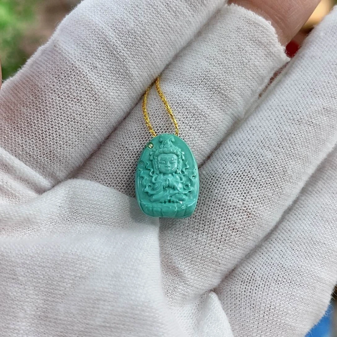 绿松石珠宝奇石未镶嵌