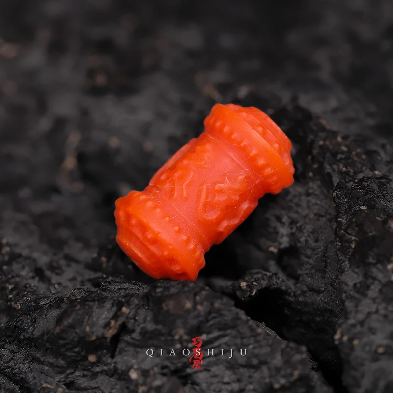 巧石居南红转经筒配饰（一个 多样性发货）