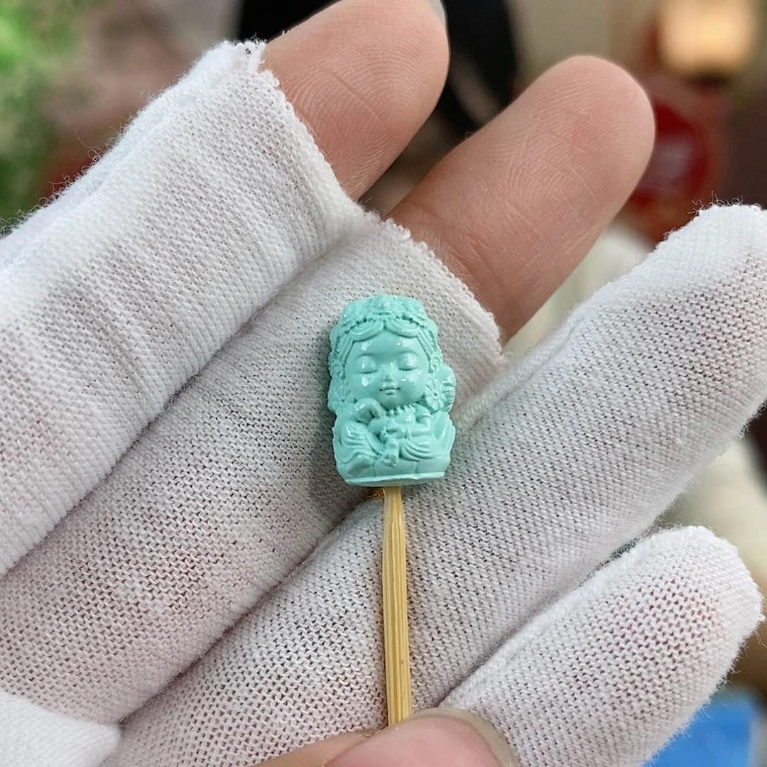 绿松石珠宝奇石未镶嵌