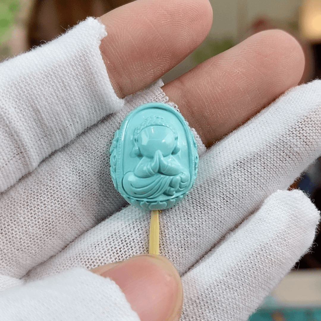 绿松石珠宝奇石未镶嵌