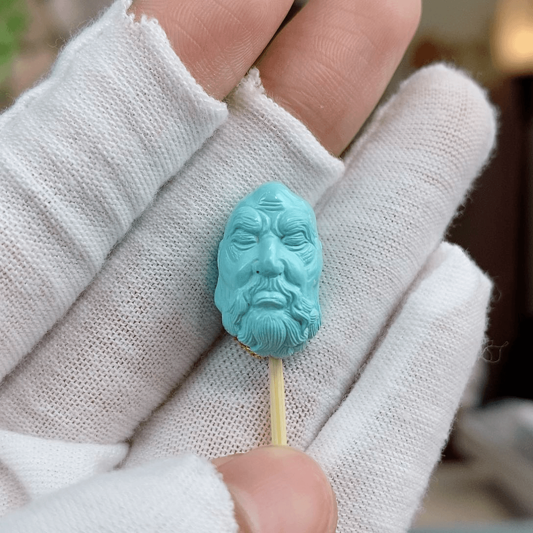 绿松石珠宝奇石未镶嵌