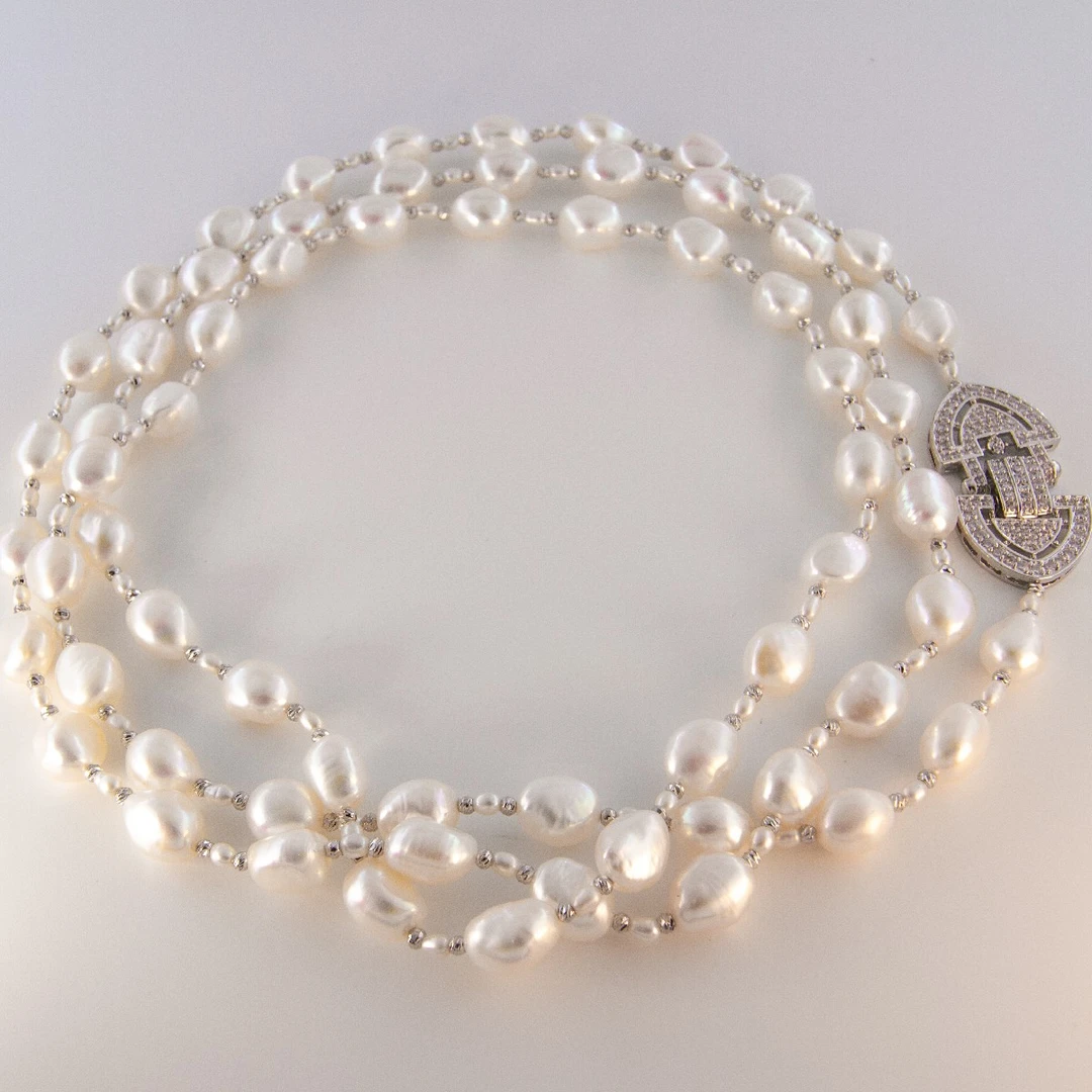 PREPEARL/沛芮百搭120cm巴洛克毛衣链