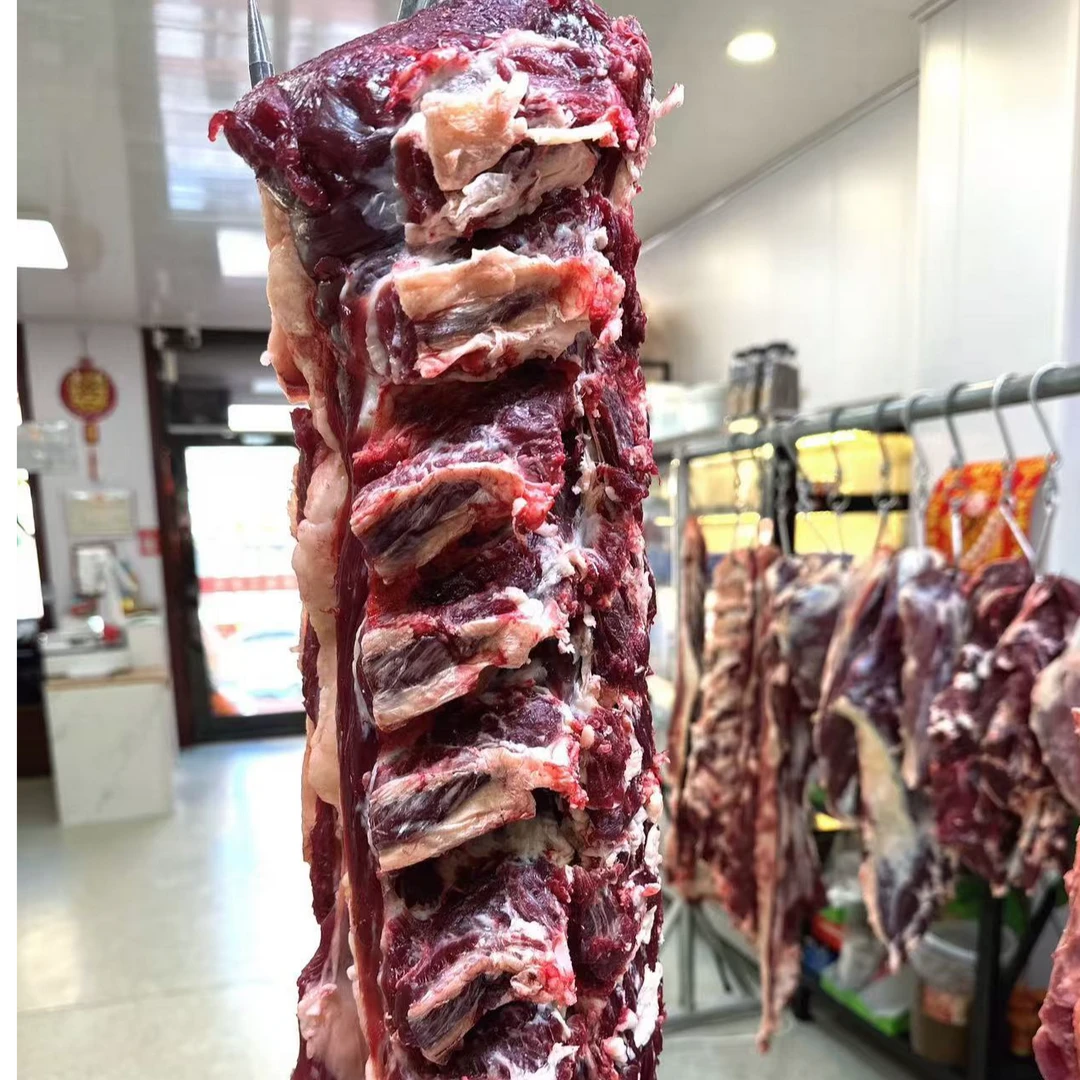 内蒙古呼伦贝尔 草饲小黄标新鲜牛上脑 3-4岁草饲黄牛5斤