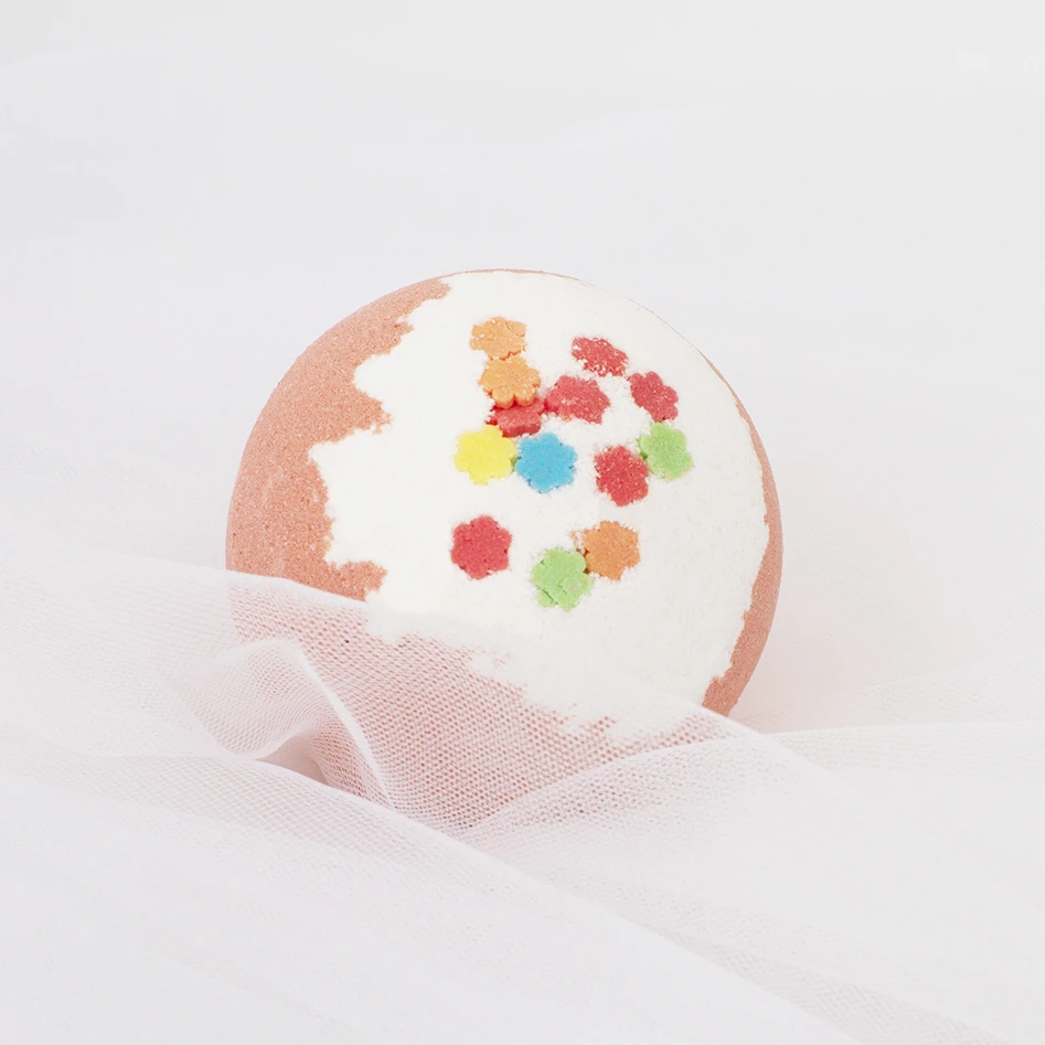 joyous花海之心/牛奶玫瑰泡澡沐浴盐球套装温和 赠玫瑰干花浴缸袋