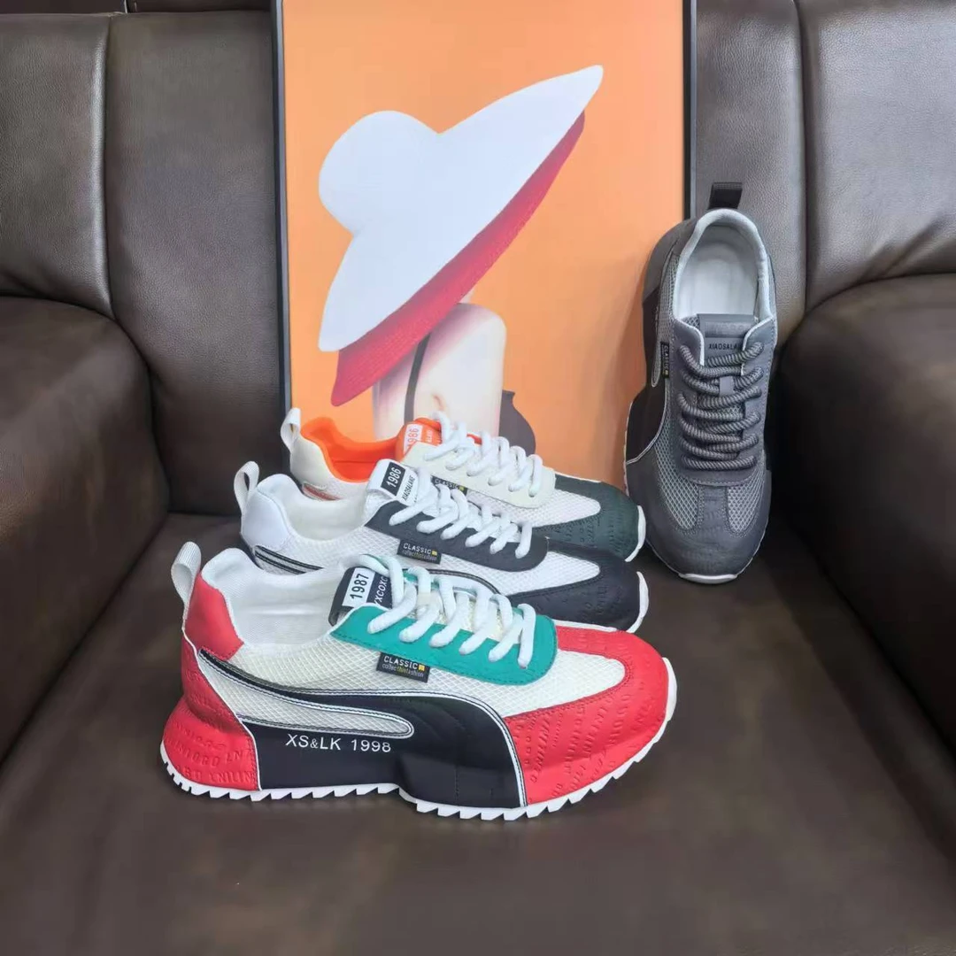 【3563-13】2024男鞋新款百搭时尚运动薄款男士潮鞋板鞋休闲