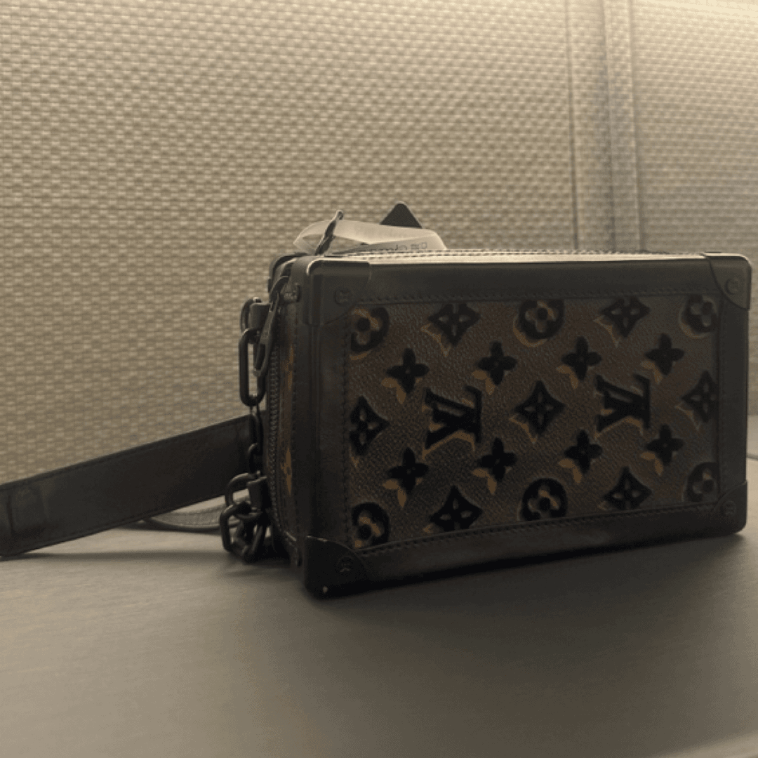 99新 LouisVuitton/路易威登 trunck 盒子 单肩包