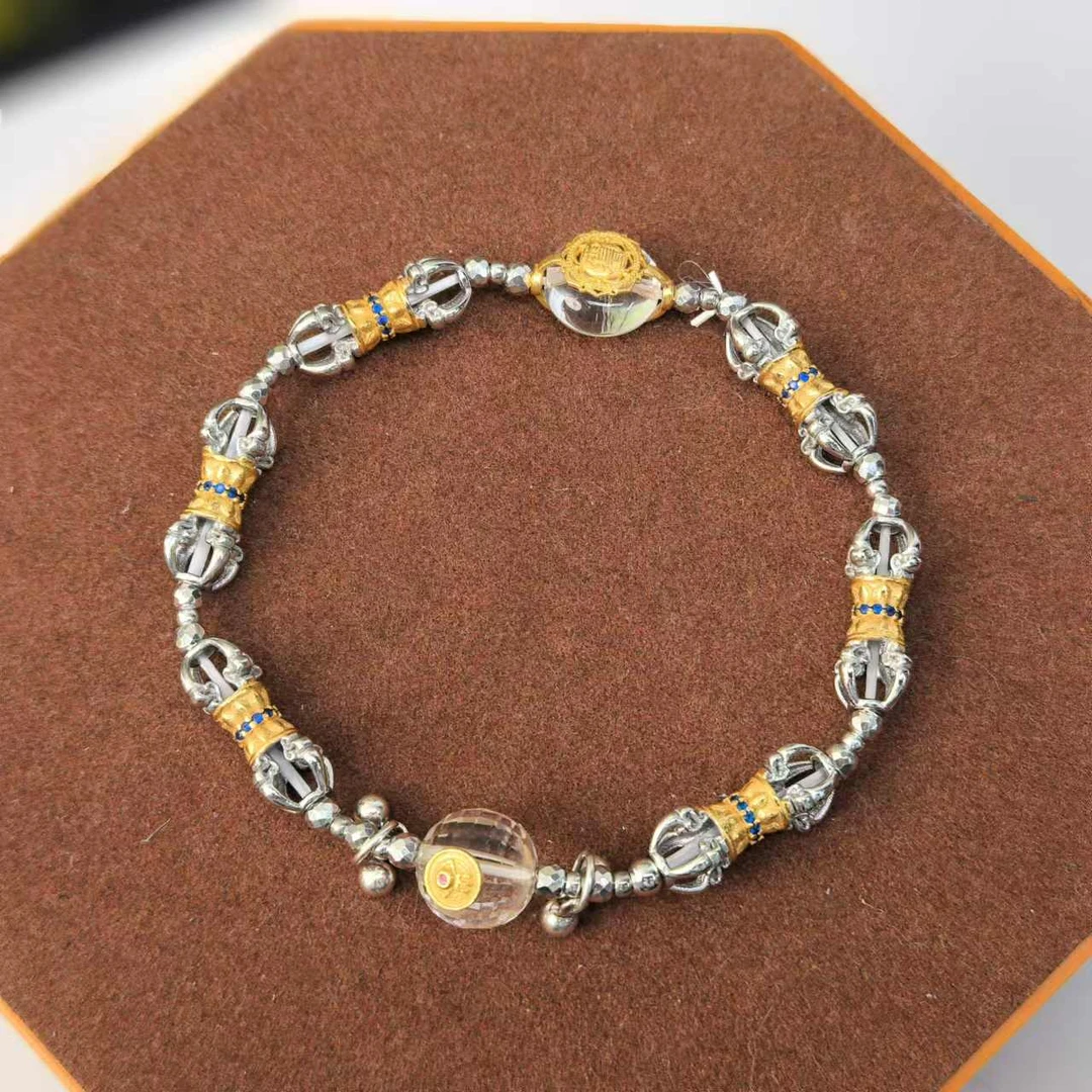 925银手链 [琪钰]流云 银杵杵手串-L240111012