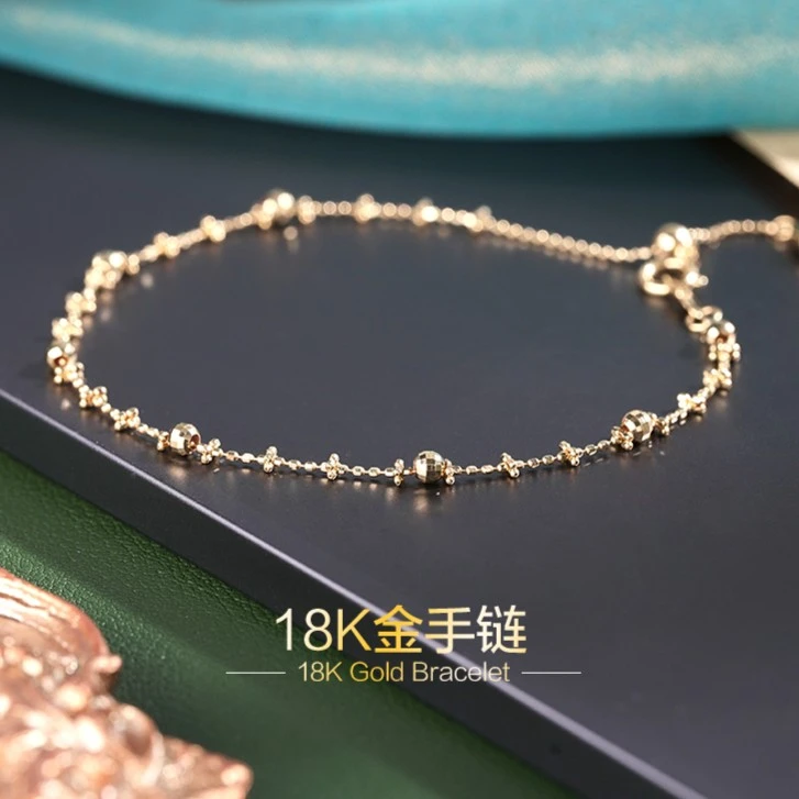 【琪钰】风落 18K金仙女手链（17CM净手围以内合适）