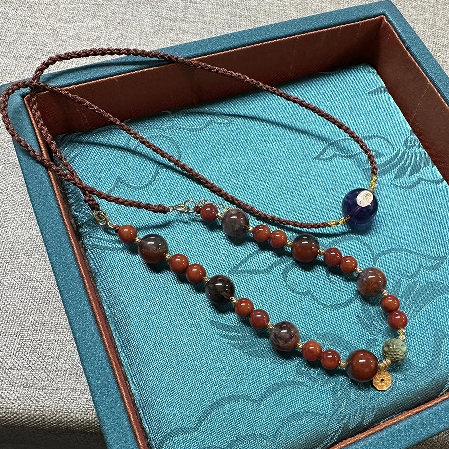 [琪钰]语蓉 18K金极光水晶项链绳-L240112158